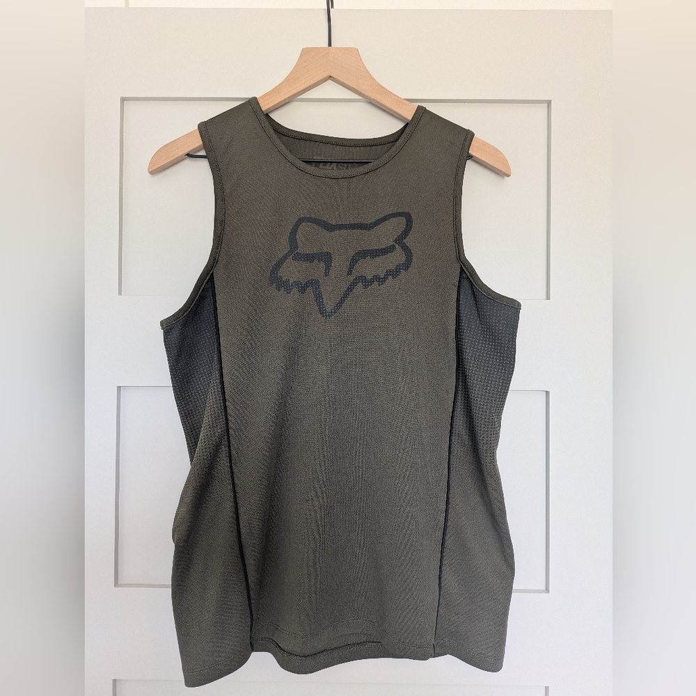 Men's Fox Jersey Tank, Size Small